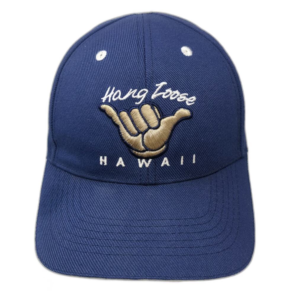 Sam's Cap Baseball Cap Blue One Size Hawaii Shaka Hang Loose Acrylic Hat